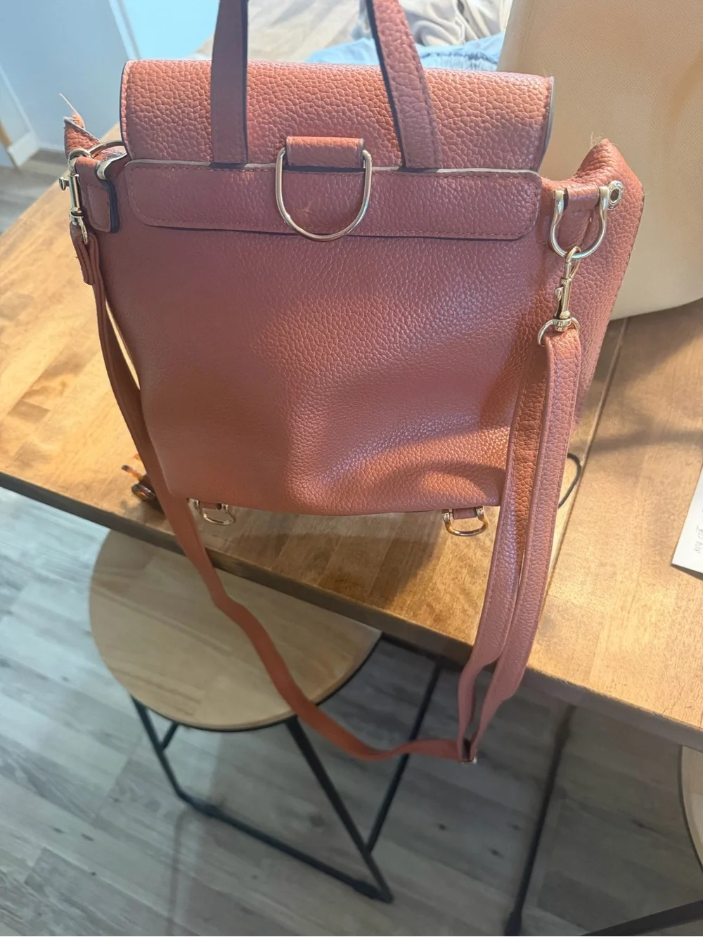 A new day Leather Backpack Purse - Women's Handbag